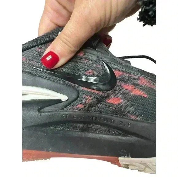 Nike Air Zoom GT Cut 2 Low Nike University Men's Basketball Orange Black 7 - Picture 10 of 13